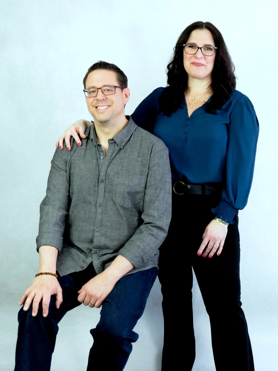 Matt Hogan with his wife, Dr. Jacqueline Hogan